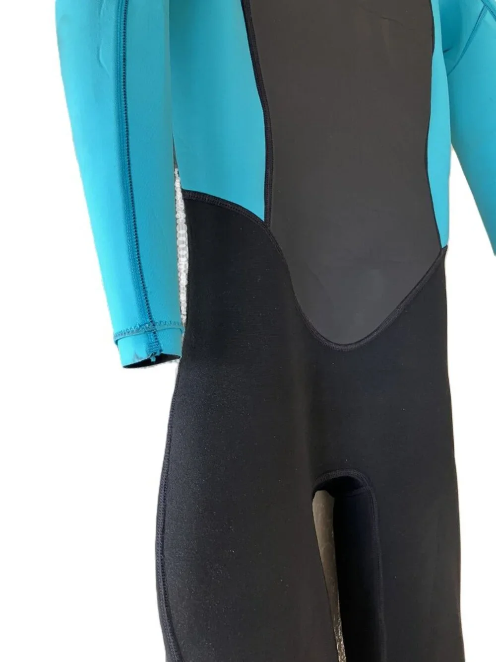 O’Neill Women’s Reactor-2 3/2mm Back Zip Full Wetsuit Size 10 Black Aqua